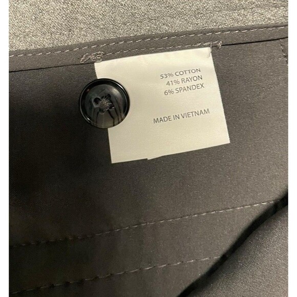 41 Hawthorn Becca Straight Leg Adjustable Hem Pants Gray NWT Size 10 Mid Rise - Picture 11 of 13